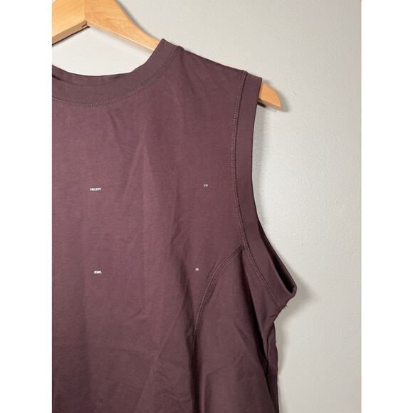 HELIOT EMIL Burgundy Ecdysis Tank Top size S - Picture 10 of 12